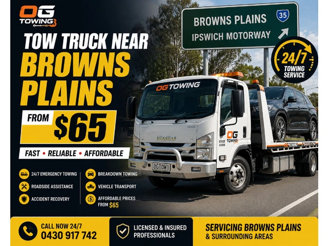 Tow Truck Near Browns Plains From $65 | Fast 24/7 Towing | OG Towing photo 1