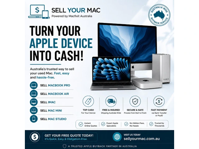 Sell Your Used Mac for Top Cash in Australia photo 1