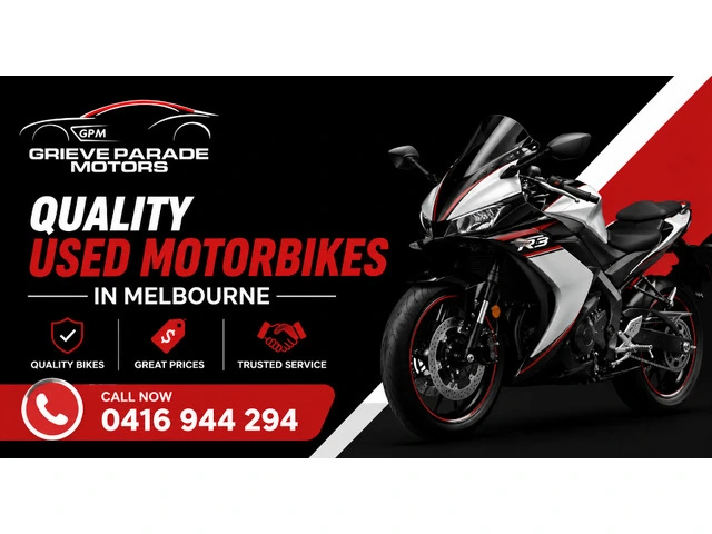Quality Used Motorbikes in Melbourne at Affordable Prices