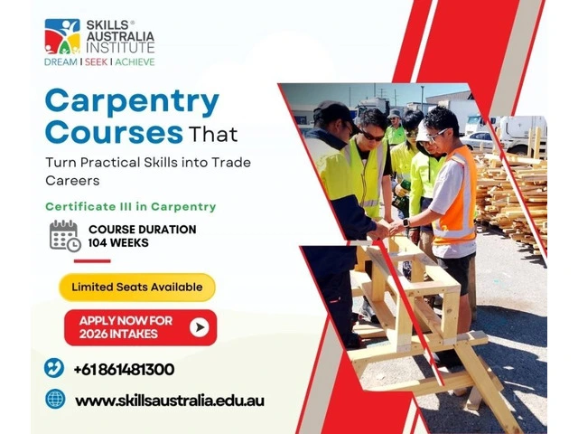 Carpentry Training in Perth to Build Practical Construction Skills photo 1