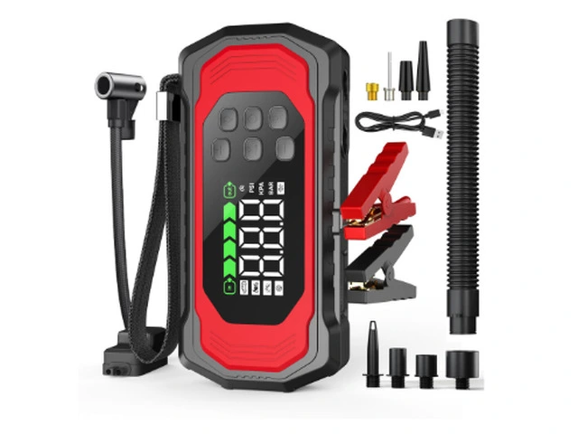 9000A Jump Starter Power Pack with 150PSI Air Compressor photo 1