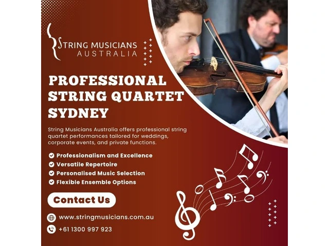 Professional String Quartet Sydney | Weddings & Events photo 1