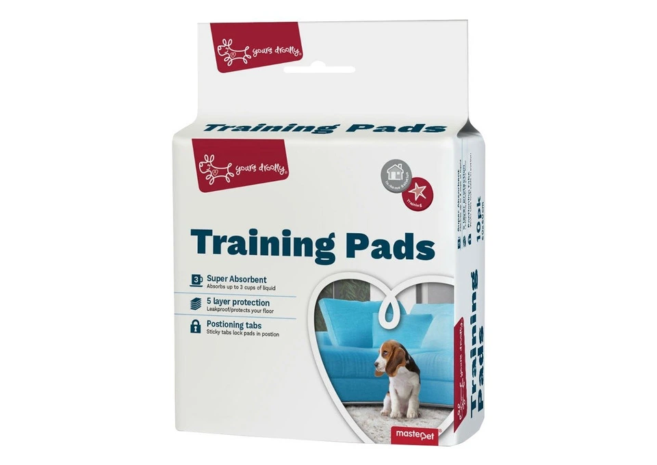 Yours Droolly Puppy Training Pads 100 Pack | Puppy Toilet Training | VetSupply photo 1