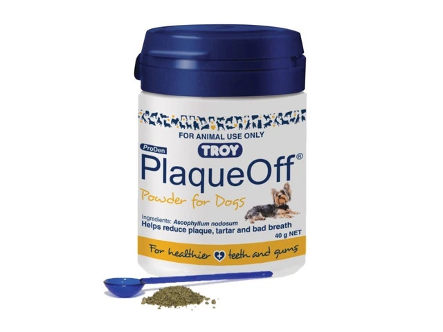 PlaqueOff Dental Powder For Dogs 40 Gm | VetSupply Australia