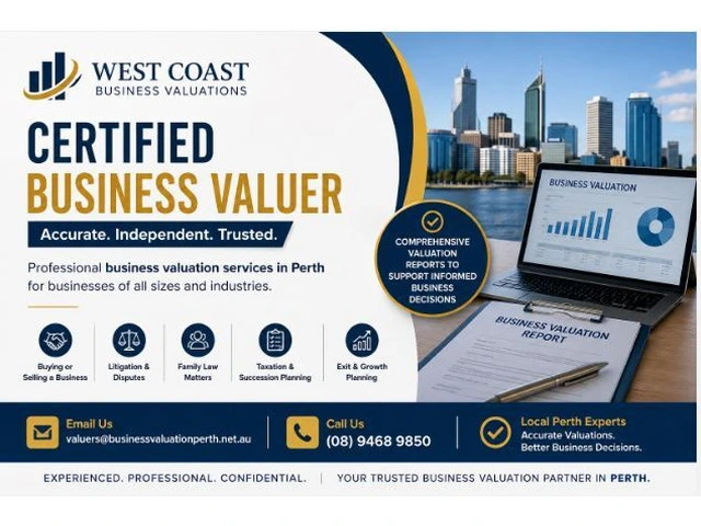 Certified Business Valuer in Perth