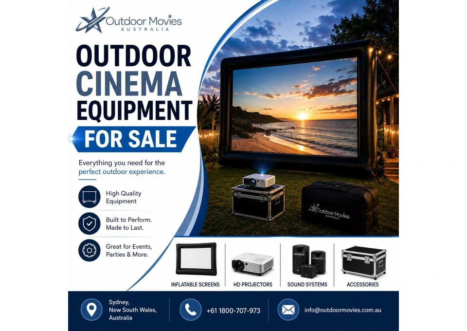 Outdoor Cinema Equipment For Sale in Sydney photo 1