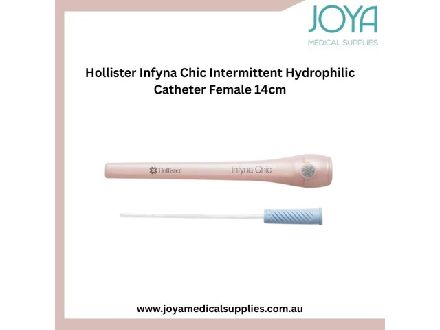 Hollister Infyna Chic Intermittent Hydrophilic Catheter Female 14cm - Joya Medical Supplies photo 1