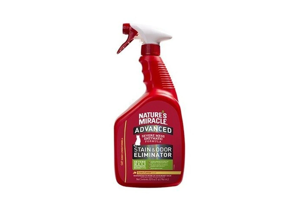Nature's Miracle Advanced Stain & Odor Eliminator for Cats 946ml | VetSupply