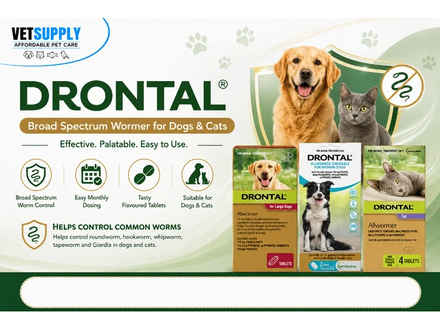 Drontal Wormers for Dogs and Cats