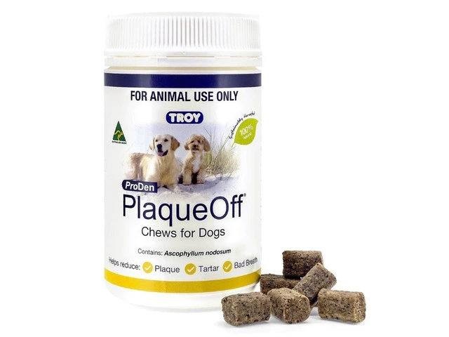 Troy Plaque Off Chews For Dogs 100 Chews | VetSupply Australia photo 1