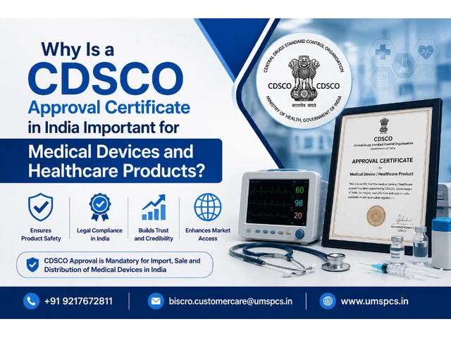 CDSCO Approval Certification