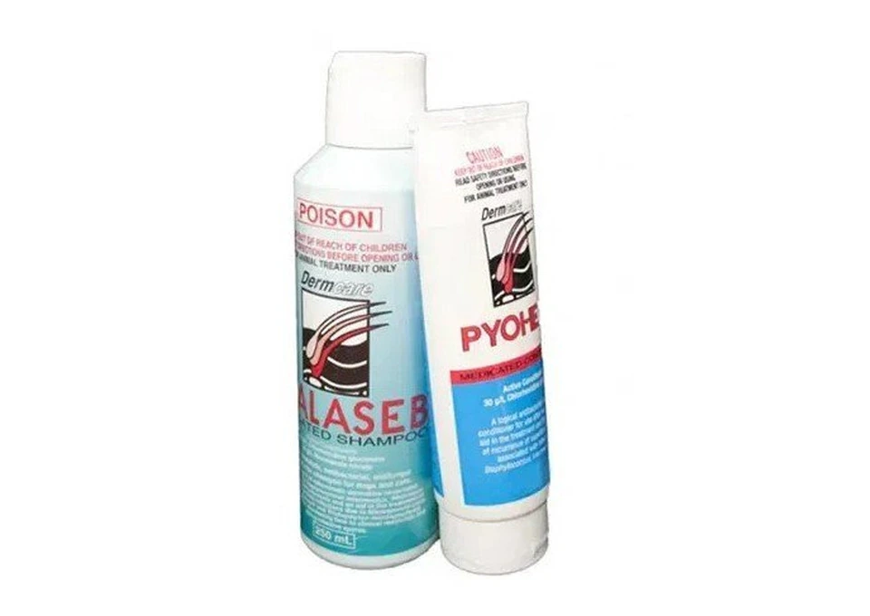 Malaseb Dermcare Shampoo + Pyohex Conditioner Combo Pack