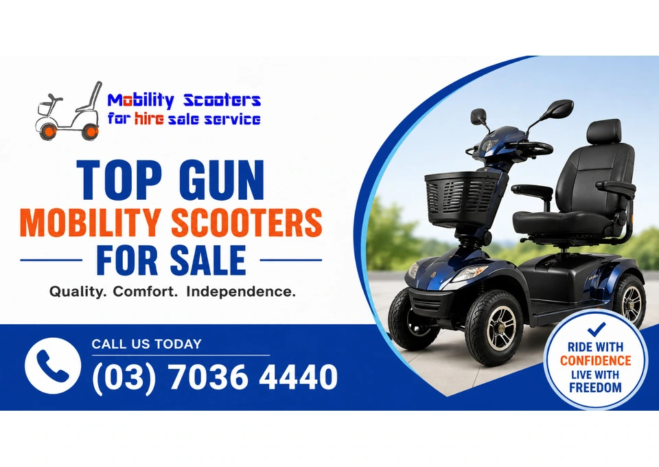 Top Gun Mobility Scooters For Sale in Melbourne for More Freedom photo 1