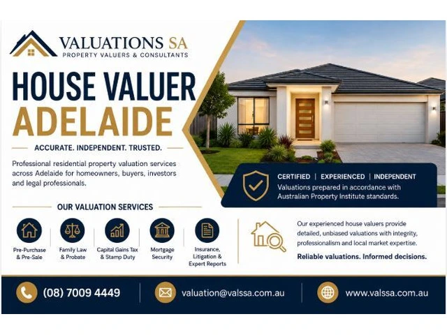House Valuer Adelaide – Trusted Residential Property Valuation Services photo 1