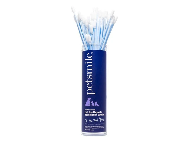 Petsmile Toothpaste Applicator Swabs 50 Pieces | VetSupply Australia photo 1
