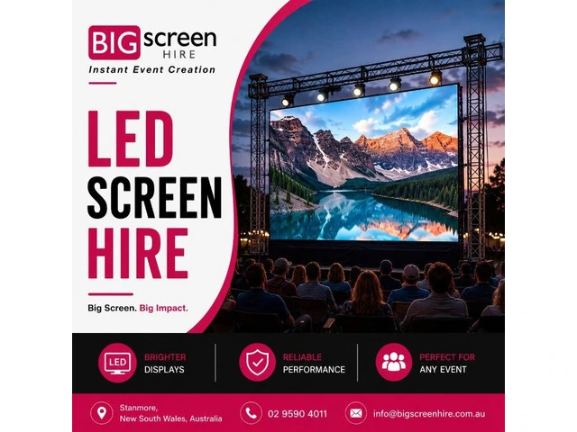 Outdoor LED Screen Hire Sydney for Events and Large Displays photo 1