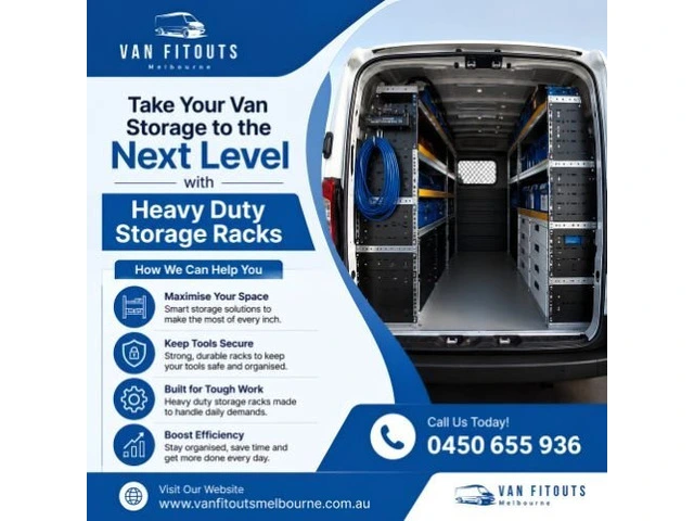 Take Your Van Storage to the Next Level with Heavy Duty Storage Racks