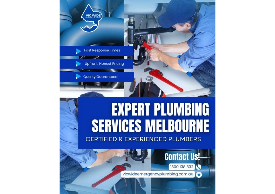 EXPERT PLUMBING SERVICES IN MELBOURNE – VIC WIDE EMERGENCY PLUMBING photo 1
