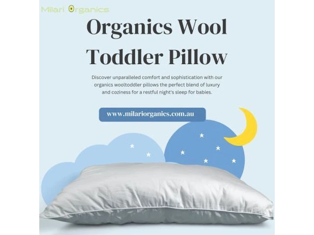 Best Organics Wool Toddler Pillow for Better Kids Sleep photo 1