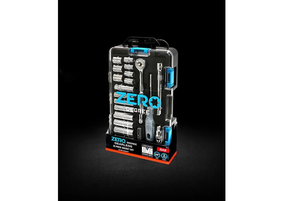 3/8 Gearless Ratchet Set 25 Piece SAE photo 1