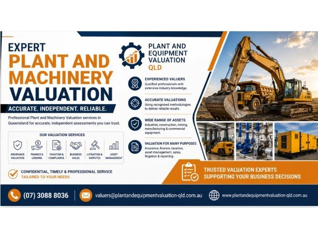 Plant and Machinery Valuation | Expert Valuation Services QLD photo 1