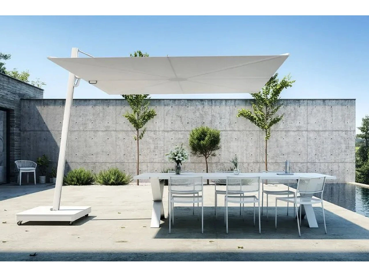 Cantilever Umbrellas Free Up Space Beneath The Canopy photo 1