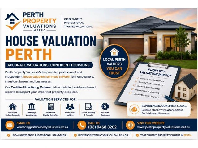 House Valuation Perth – Professional Property Valuers