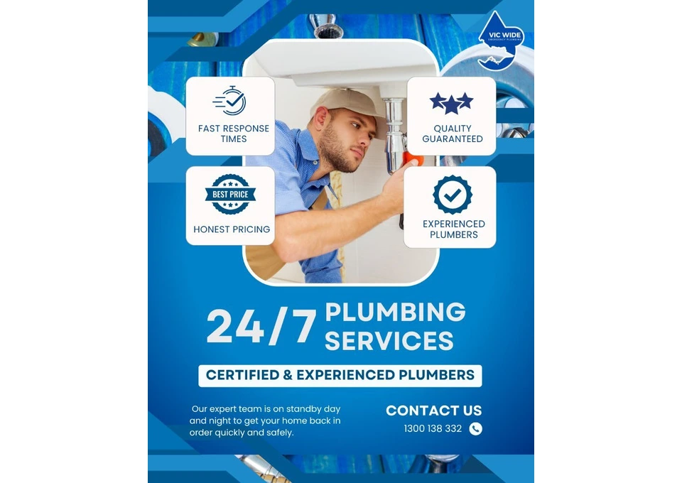 24/7 Emergency Plumbing Services in Melbourne | Vic Wide photo 1