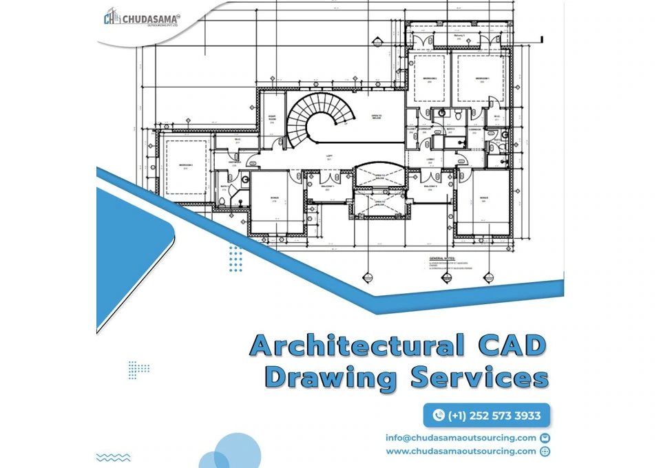 Outsource Architectural CAD Drawing Services in USA at Just $12/HR photo 1