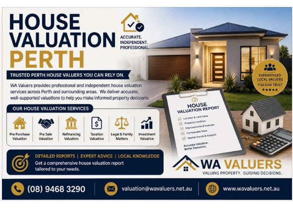 House Valuation Perth – Accurate and Independent Valuations