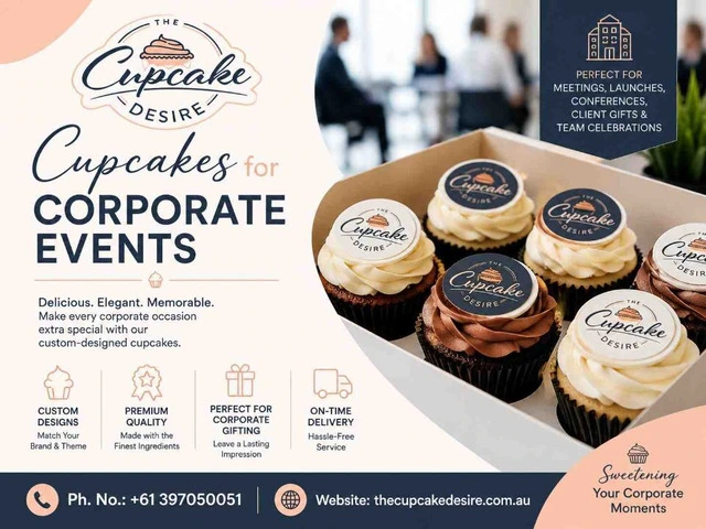 Cupcakes for Corporate Events - The Cupcake Desire
