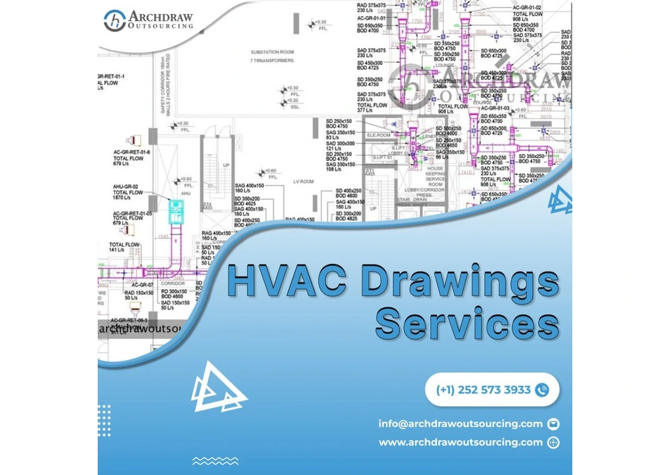 HVAC Drawing Services for Contractors & AEC Projects at Just $12/HR photo 1