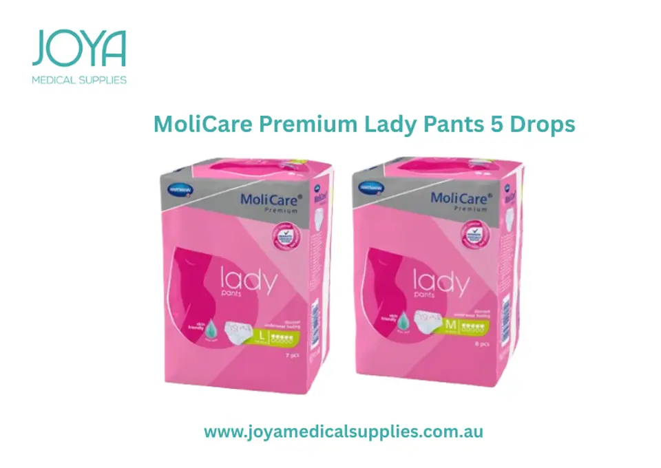 MoliCare Premium Lady Pants 5 Drops All Sizes - Joya Medical Supplies photo 1