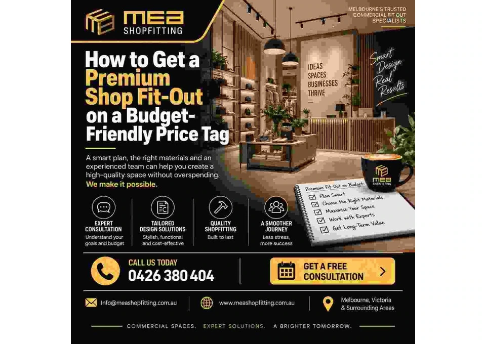 MEA Shopfitting – How to Get a Premium Shop Fit-Out photo 1