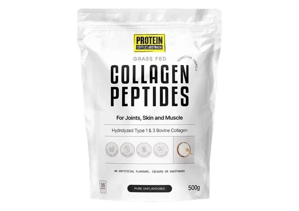 Protein Supplies Australia Unflavoured Collagen – 500gm photo 1