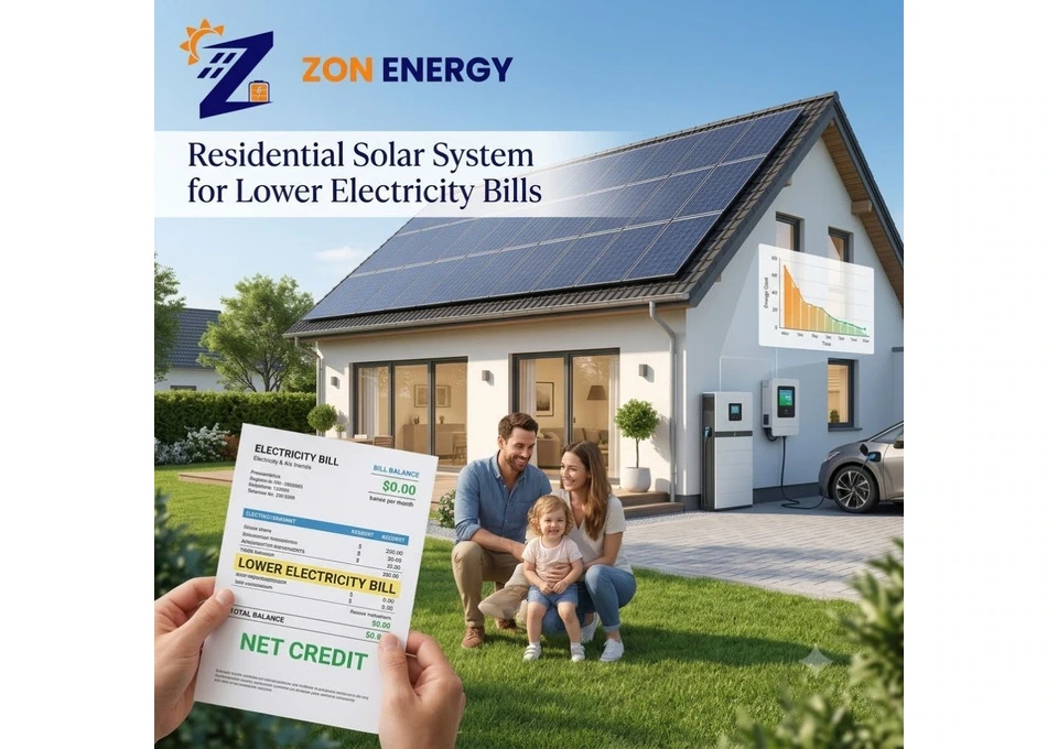 Residential Solar System for Lower Electricity Bills