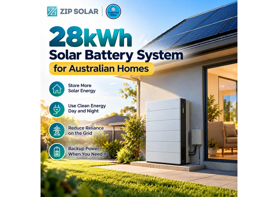 28kWh Solar Battery System for Australian Homes photo 1