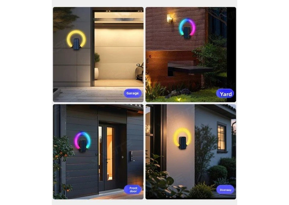 Give Outdoor Walls a Striking Glow With Garden Wall Lights photo 1