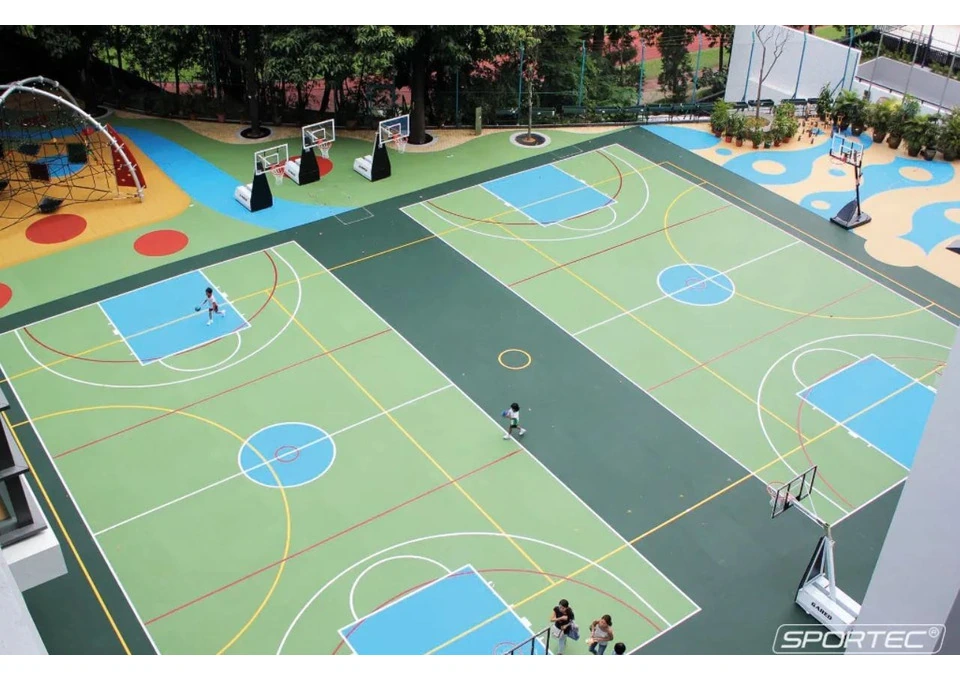 Basketball Court Tiles photo 1