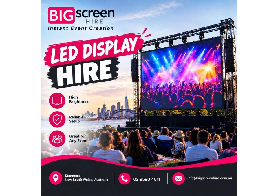 LED Display Hire for Events and Functions Across Sydney photo 1