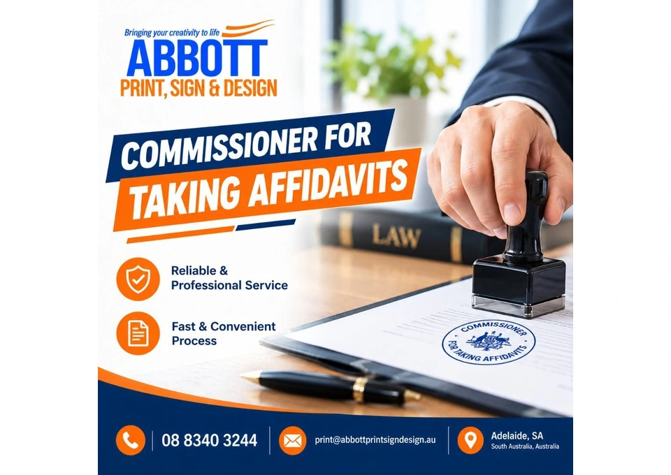 Commissioner for Taking Affidavits – Quality Stamps in Adelaide photo 1