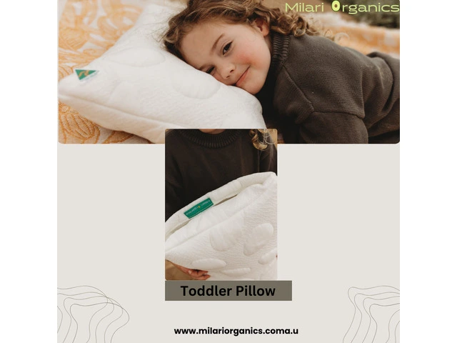 Milari organics toddler pillow : A safe and comfy pillow for kids !