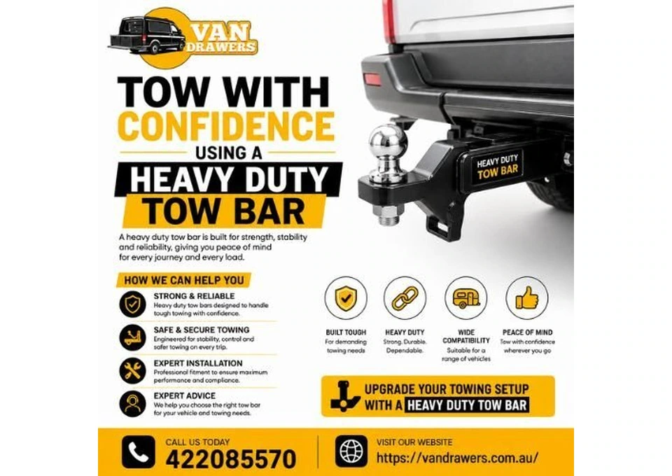 Tow with Confidence Using a Heavy Duty Tow Bar photo 1