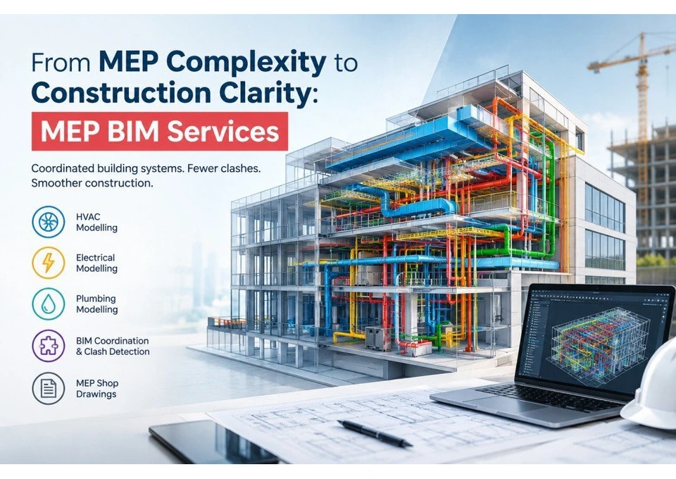From MEP Complexity to Construction Clarity: MEP BIM Services