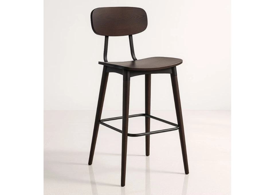 Austin Wenge Barstool for Contemporary Hospitality Spaces photo 1