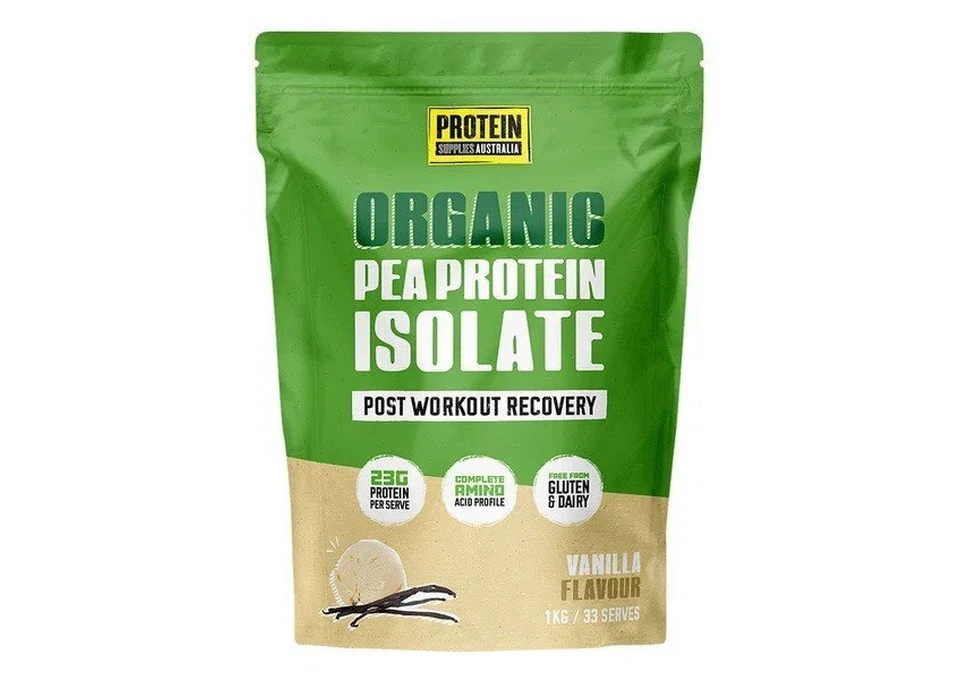 Organic Vanilla Pea Protein Powder – 1 kg photo 1