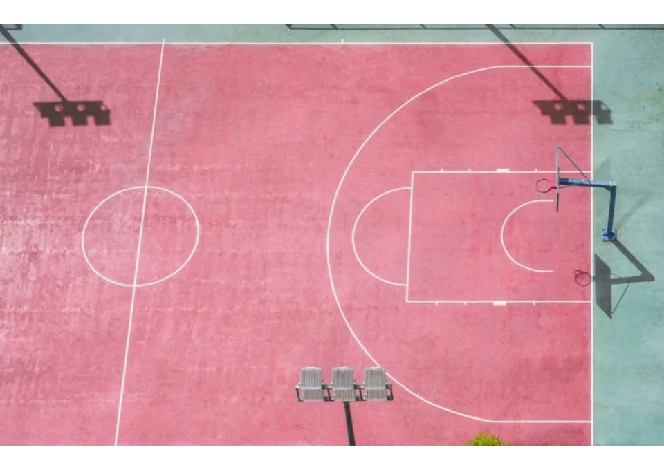 Outdoor Basketball Court Flooring photo 1