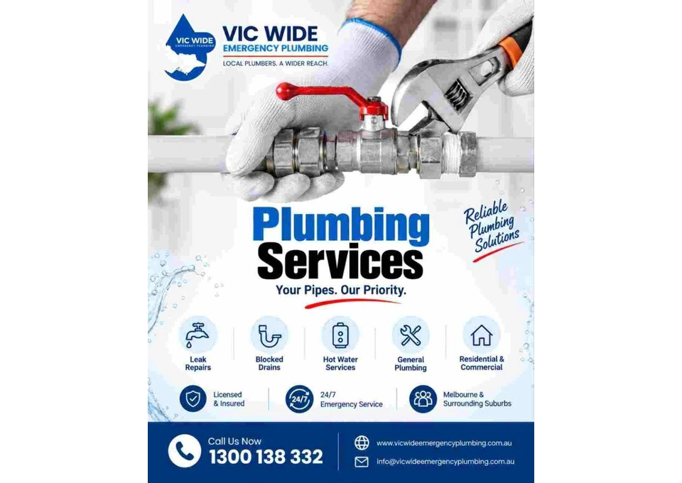 Plumbing Services in Melbourne | Vic Wide Emergency Plumbing