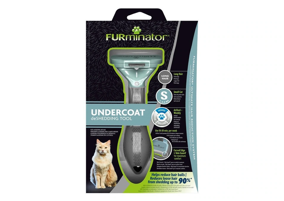 FURminator Undercoat Deshedding Tool for Long Hair Cats | VetSupply photo 1