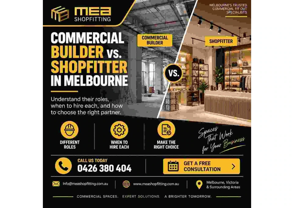 Commercial Builder vs Shopfitter in Melbourne photo 1